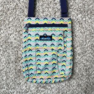 Kavu Bag Women’s Keeper Colorful Chevron Print Crossbody